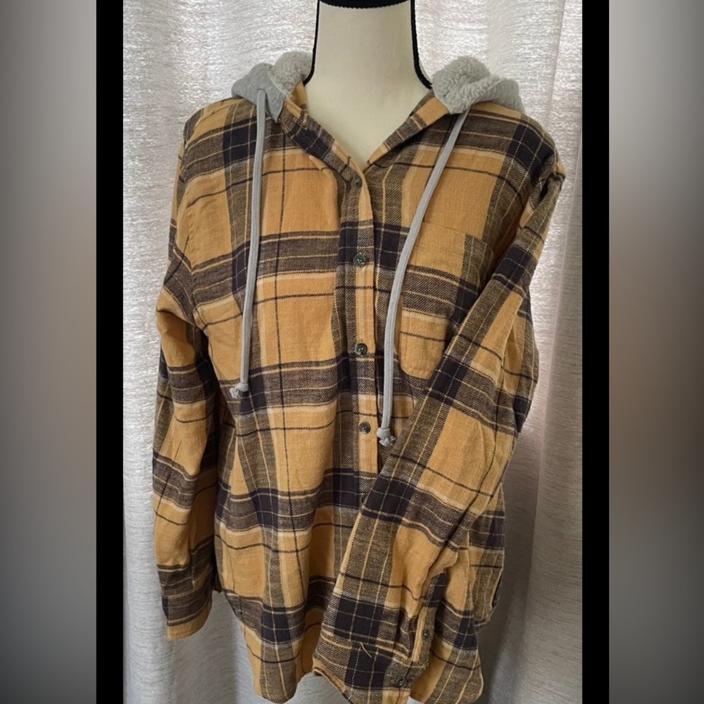 Yellow fall flannel